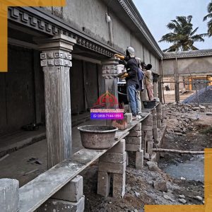 Lis dinding rumah beton Lis dinding rumah beton