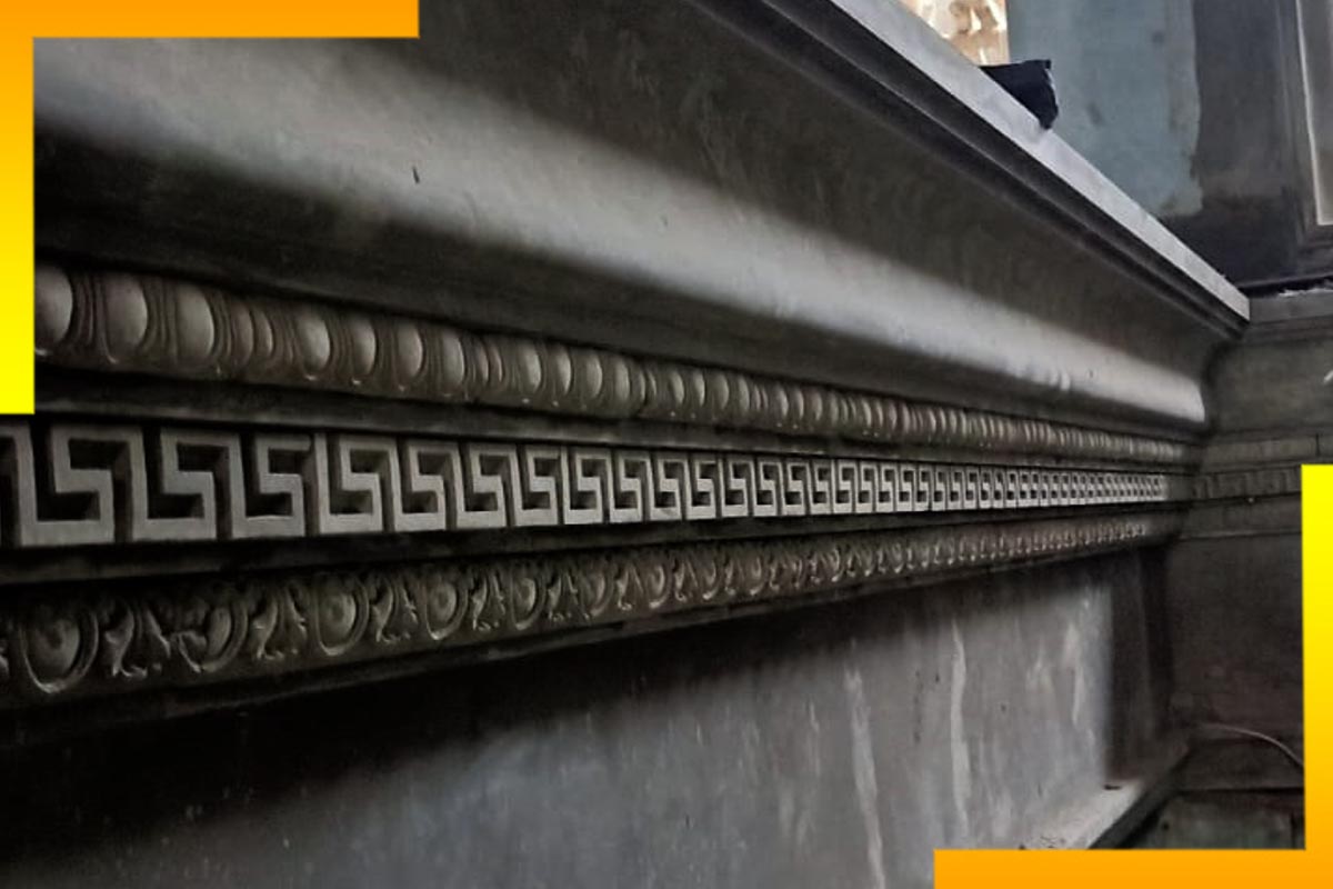 foto lisplang beton warna abu-abu Jakarta Pusat