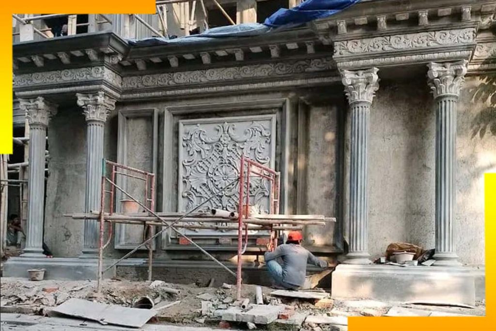 ornamen beton tembok pagar modern Bogor depok tangerang jakarta bekasi