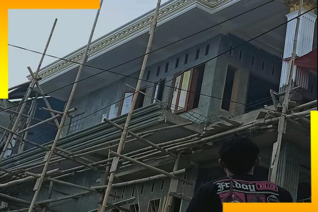 profil beton fasad rumah minimalis Bandung Kota